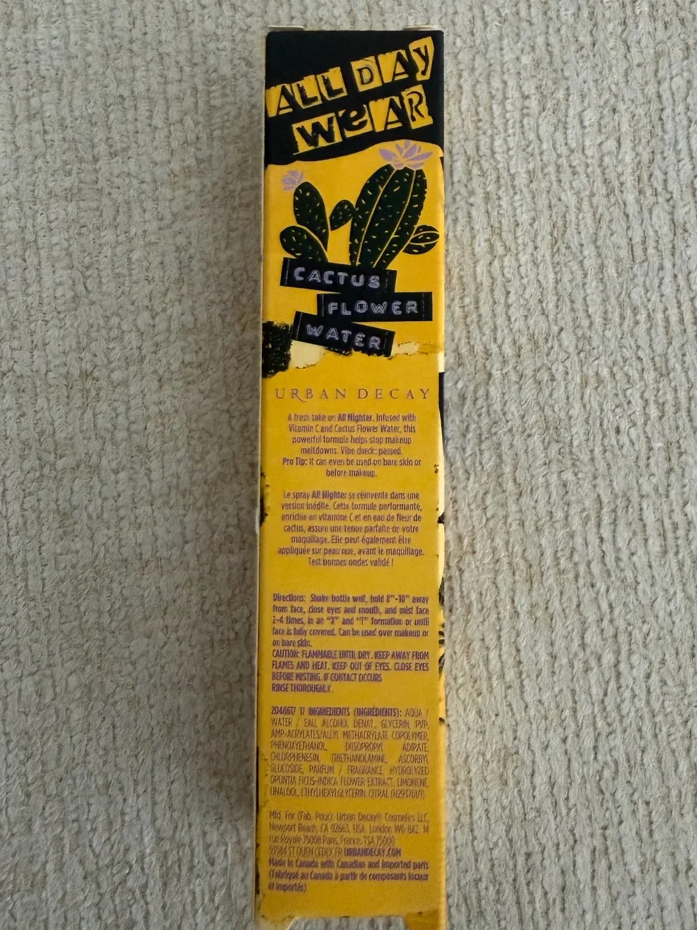 Urban Decay All Nighter Setting Spray Vitamin C 30ml Travel Size
